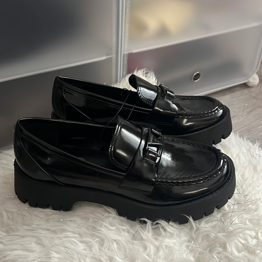 Guess Black Loafers